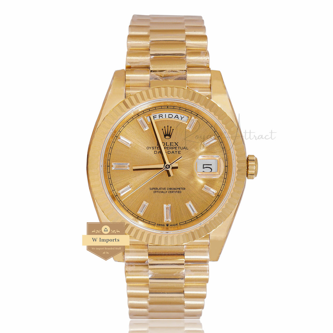 Price In Pakistan Royal Time Watch Gold Royal BQ Stainless Steel