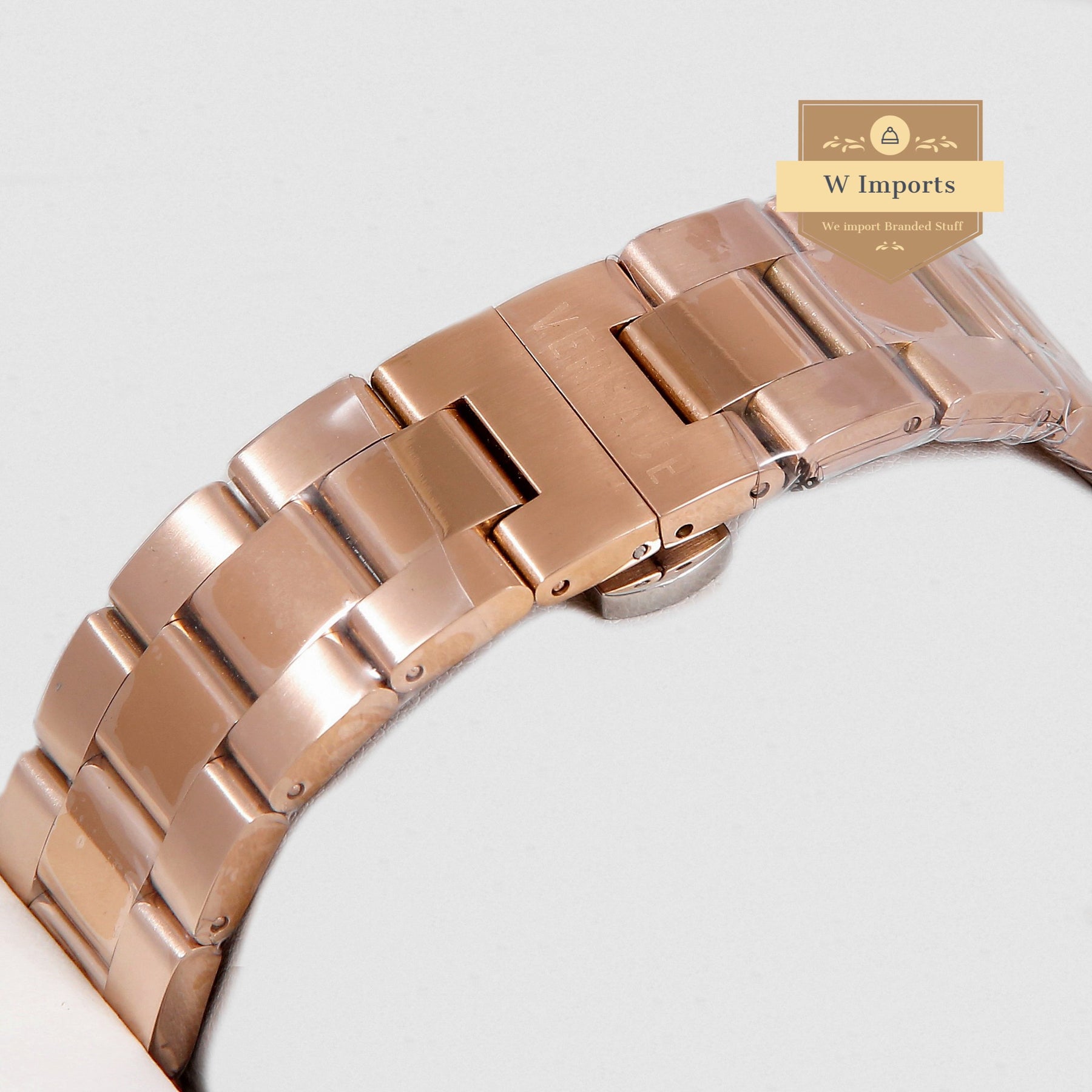 Latest Collection Chronograph Rose Gold With Black Dial & Tachymeter B